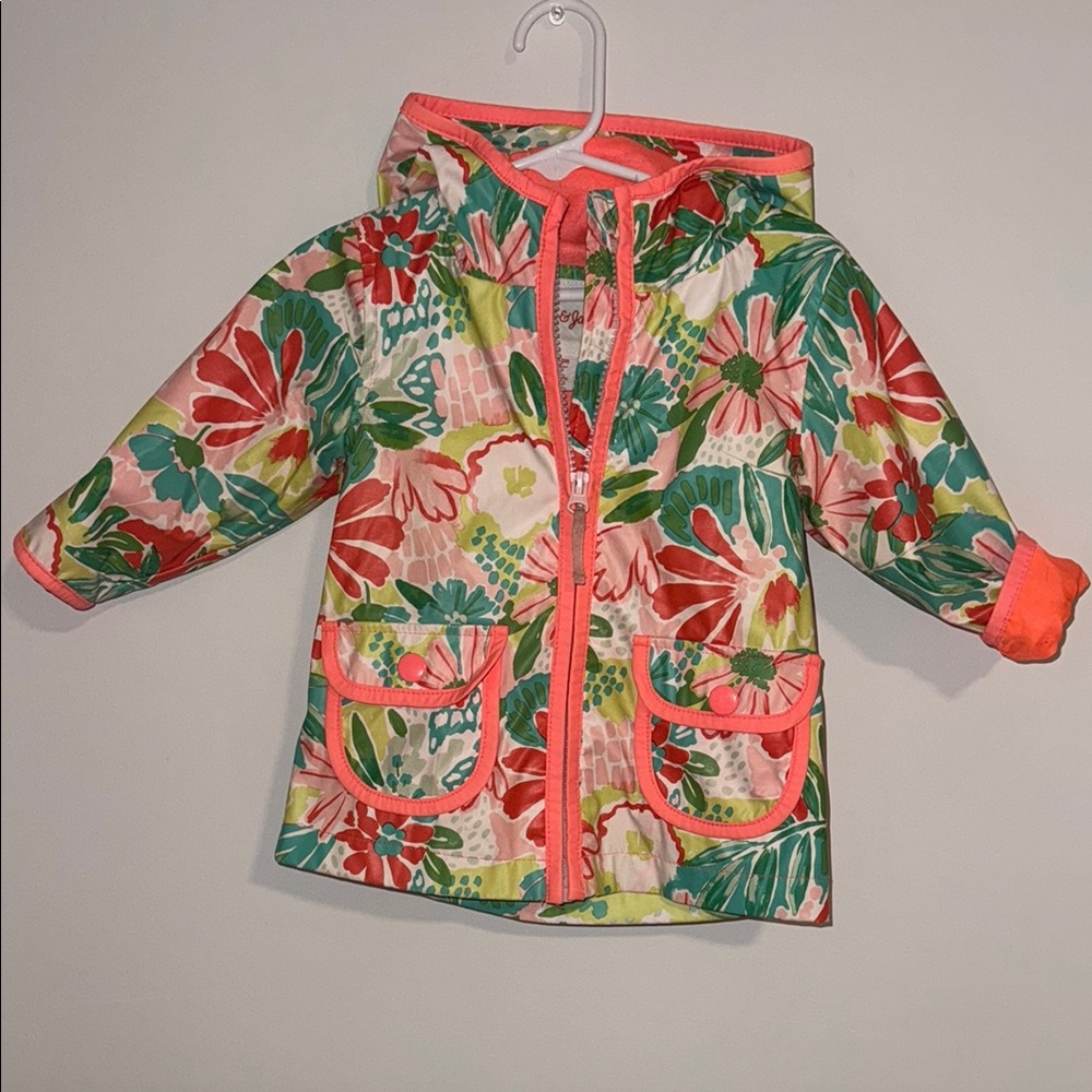Cat & Jack Floral Raincoat - Multicolor